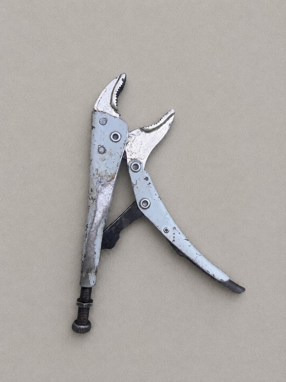 Snap On Tools LP10WR 10" Curved Jaw Locking Clamping Vice Grip Pliers Spain 2D